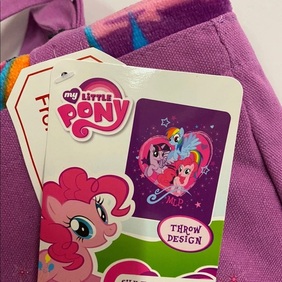My little pony silk touch Throw and cavas tote set - Picture 3 of 3